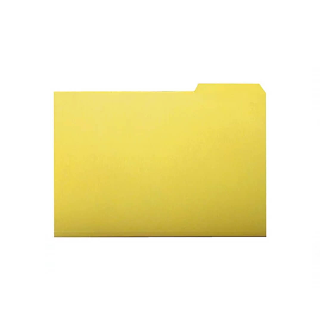 Subcarpeta groga A4 pestanya lateral 240g