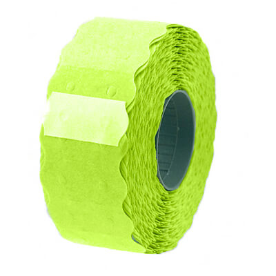 Rollo etiquetas 26x12 amarillo fluorescente