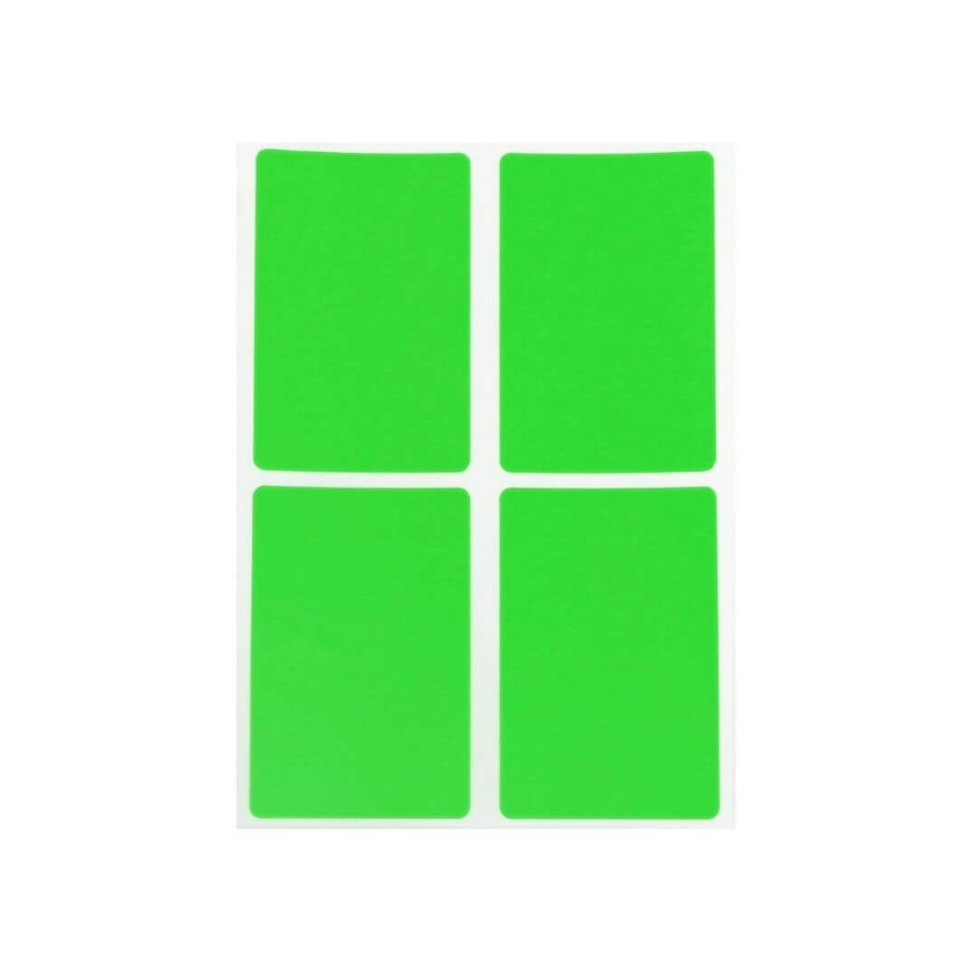 Eiquetes adh.Ineta 210x148,5 verd fluor (100f)