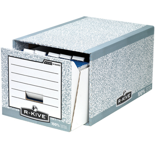 Cajón Archivador System Gris (Pack de 5u)