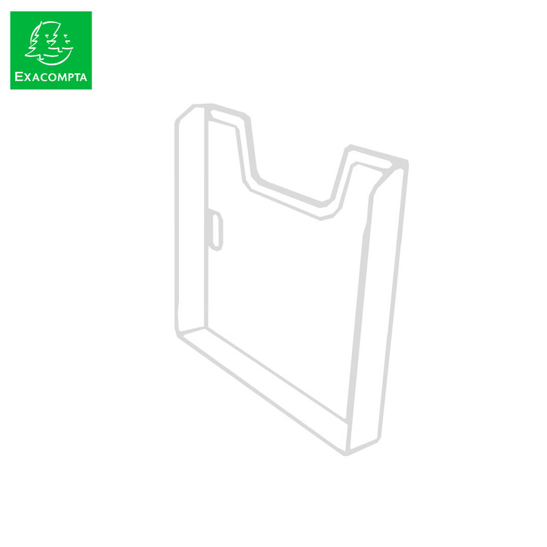 Cubre panel A4 horizontal gris claro