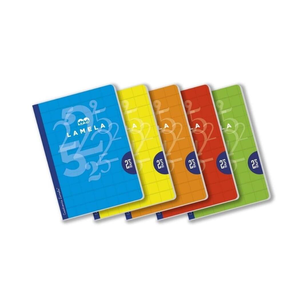 Libreta cubierta básica A4 50h surtido 2,5mm