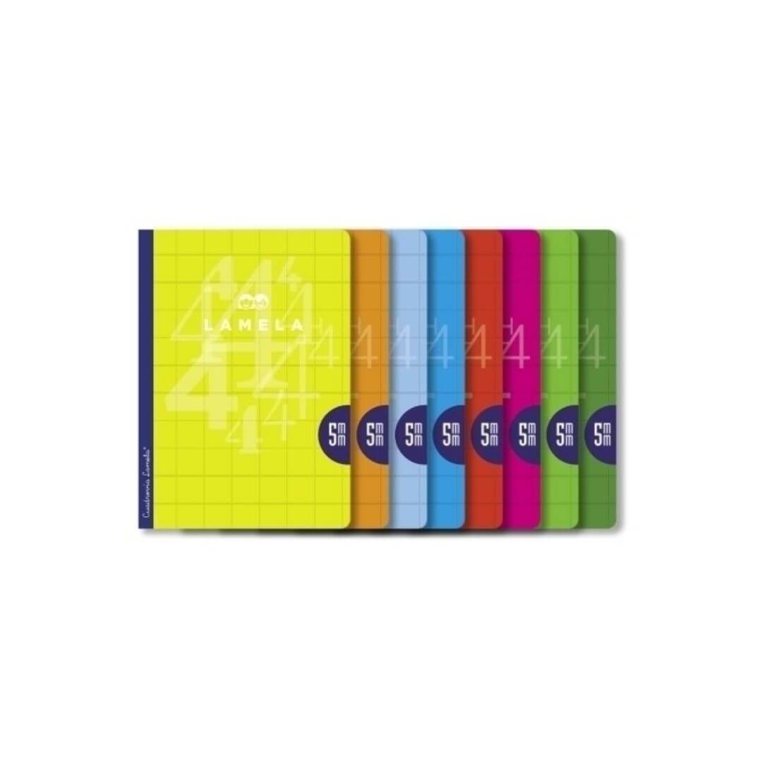 Llibreta cobierta bàsica A4 50h assortit 5mm