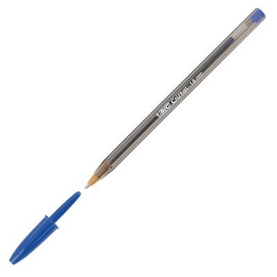 Bolígraf Bic Large punta gruixuda blau