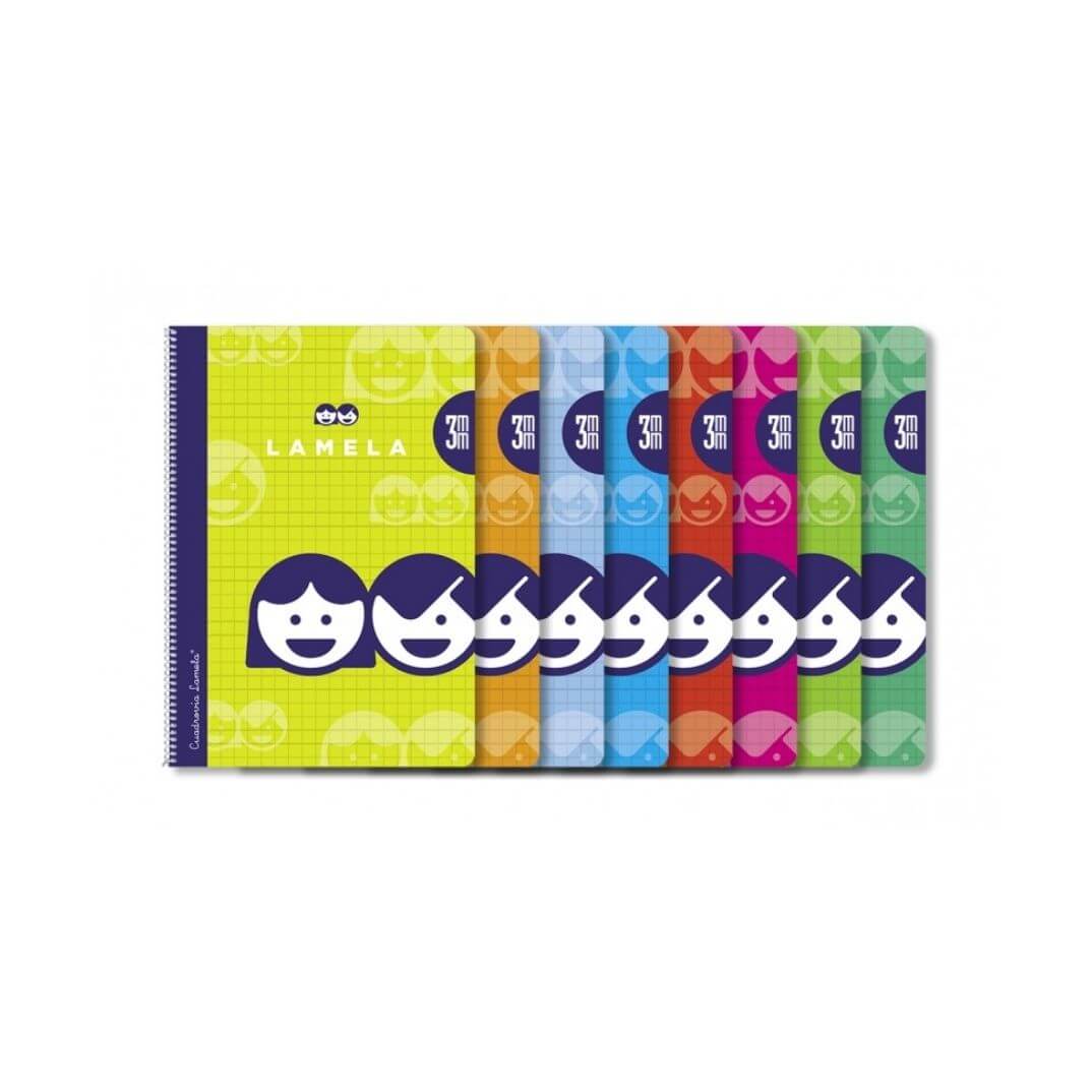 Cuadernos Cubierta Básica Folio surtido 3mm