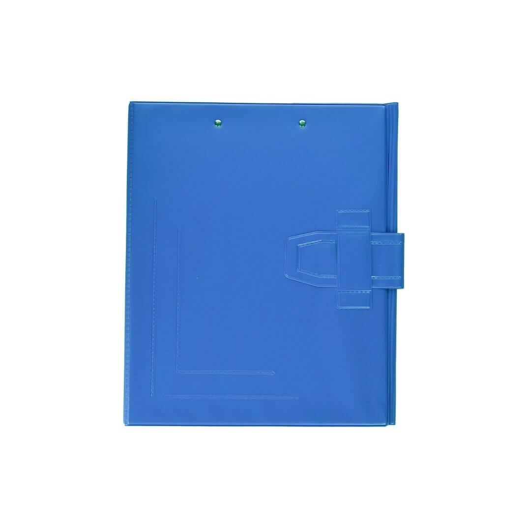Carpeta 4 anelles PVC Foli Miniclip blau clar