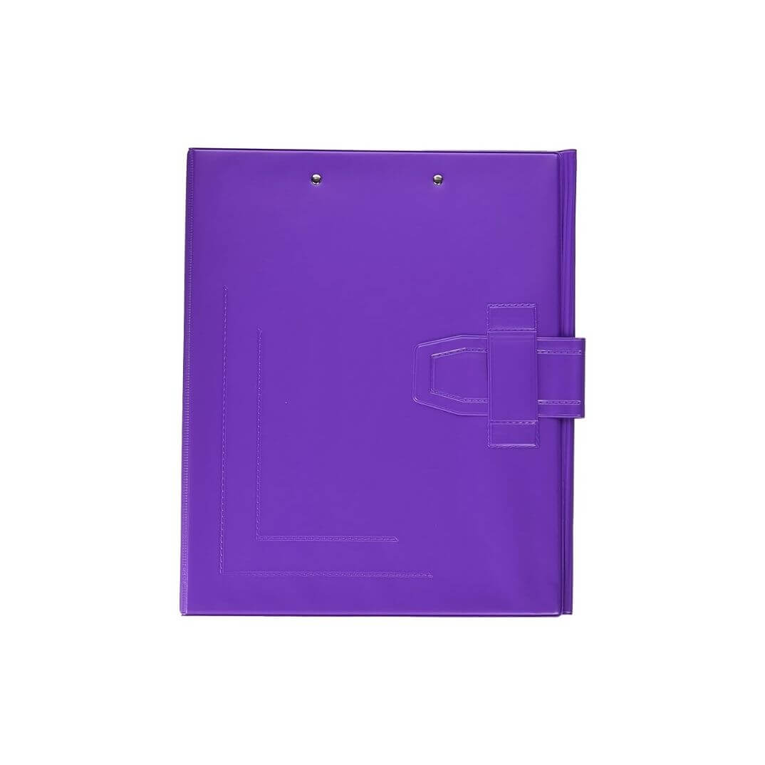 Carpeta 4 anillas 40 mm PVC Folio Miniclip violeta