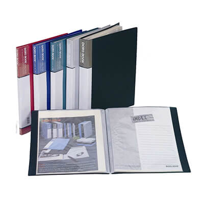 Carpeta portfolio 20 fundas negra