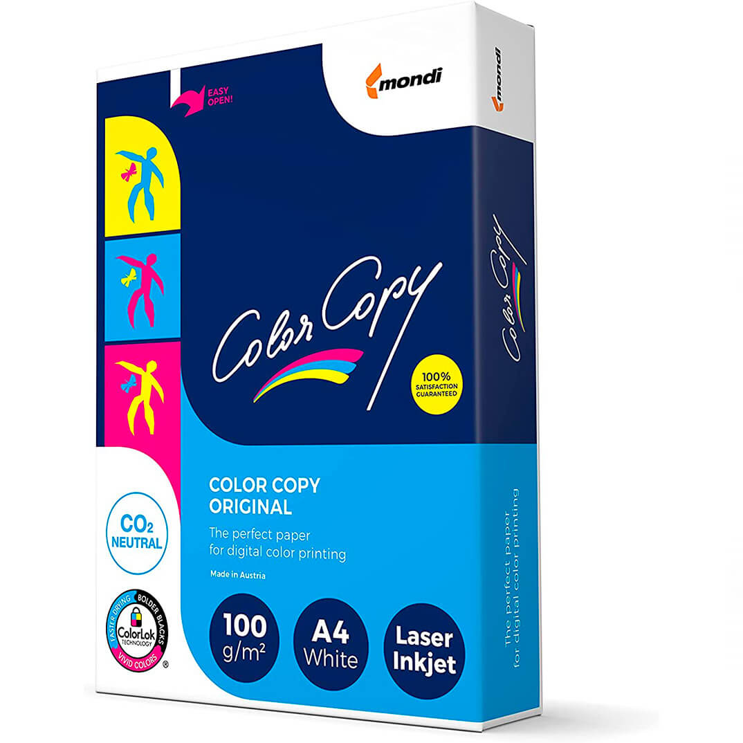 Paquete papel Digital Color Copy A4 100g 500 hojas