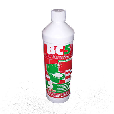 Botella 1 litro desincrustante WC BC5