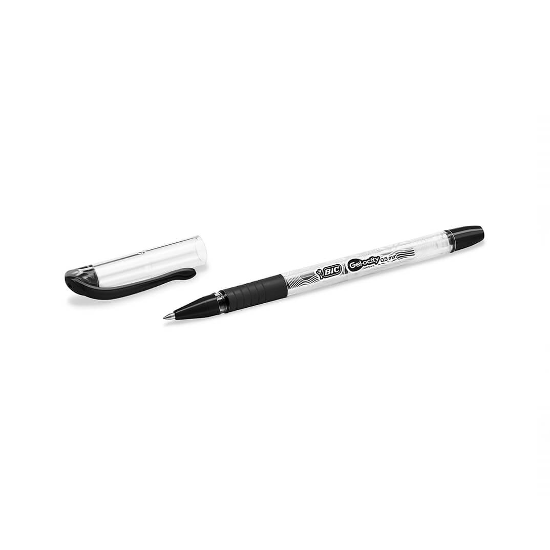 Bolígraf Bic Gel-ocity stic gel negro