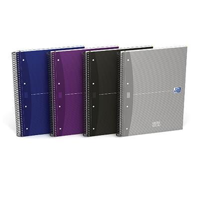 Quadern espiral  A4+ 4 colors + separadors 120 f