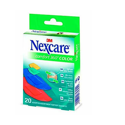 Paquete 10 tiras Nexcare active 10x6cm