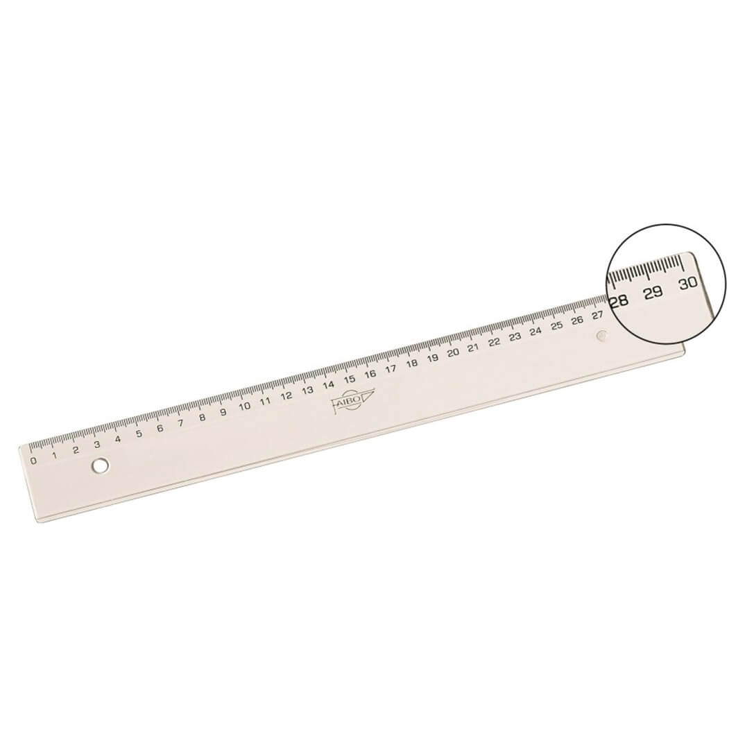 Regla transparent 30cm