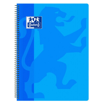 Cuaderno Oxford Classic tapas plástico turquesa