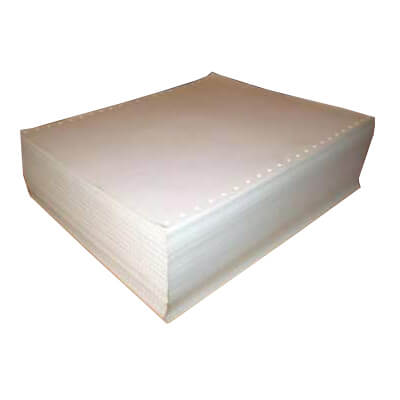 Caja papel continuo blanco A4