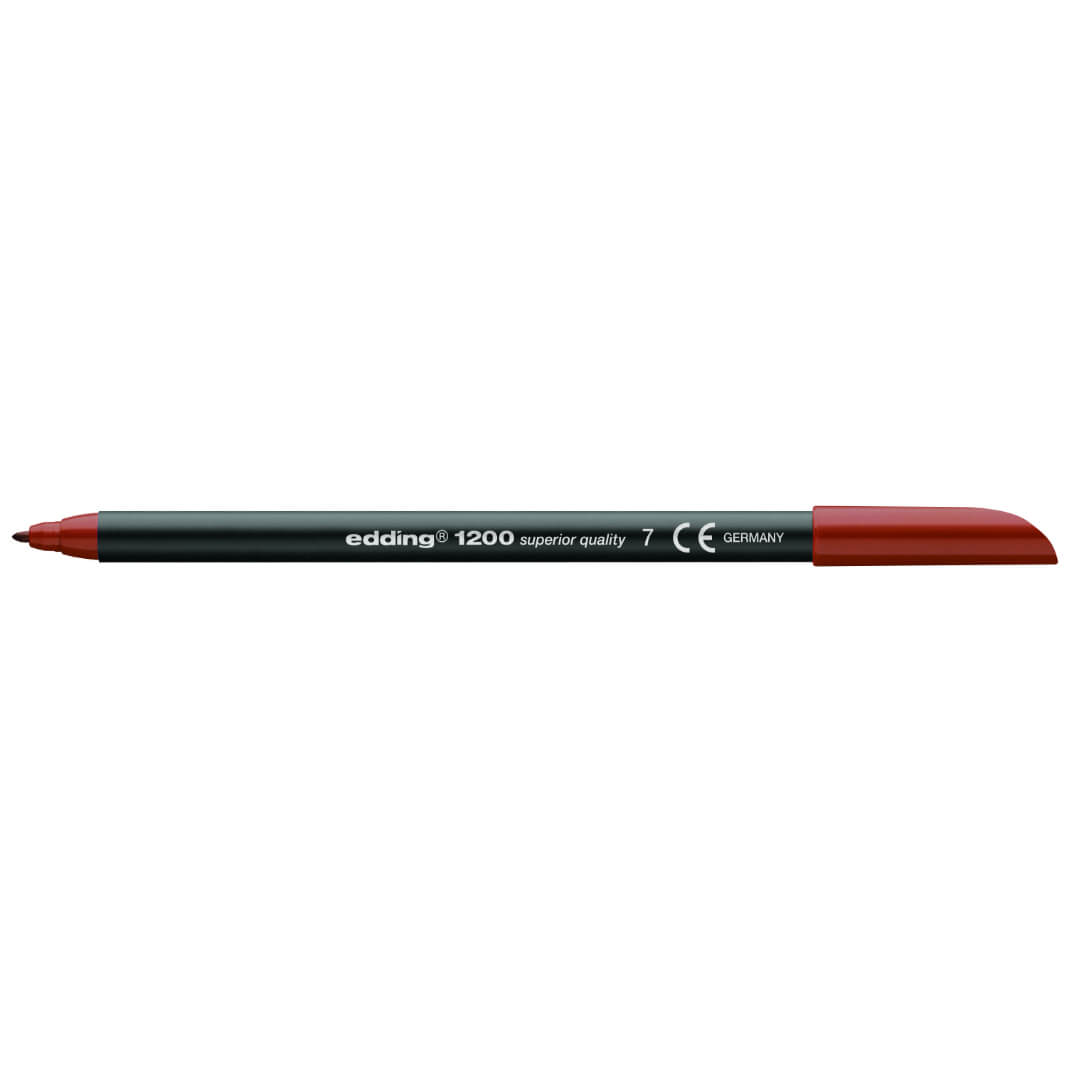Rotulador edding 1200 marrón