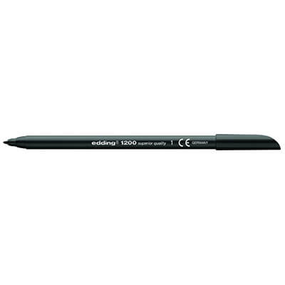 Rotulador edding 1200 negro