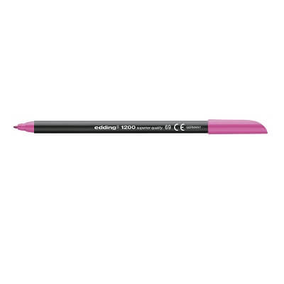 Rotulador edding 1200 rosa neón