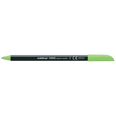 Rotulador edding 1200 verde claro