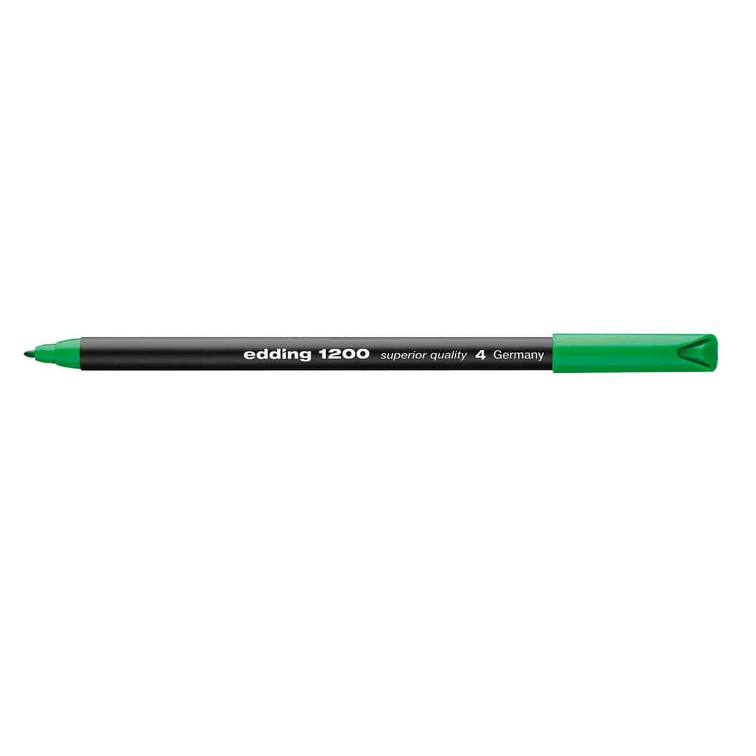 Rotulador edding 1200 verde