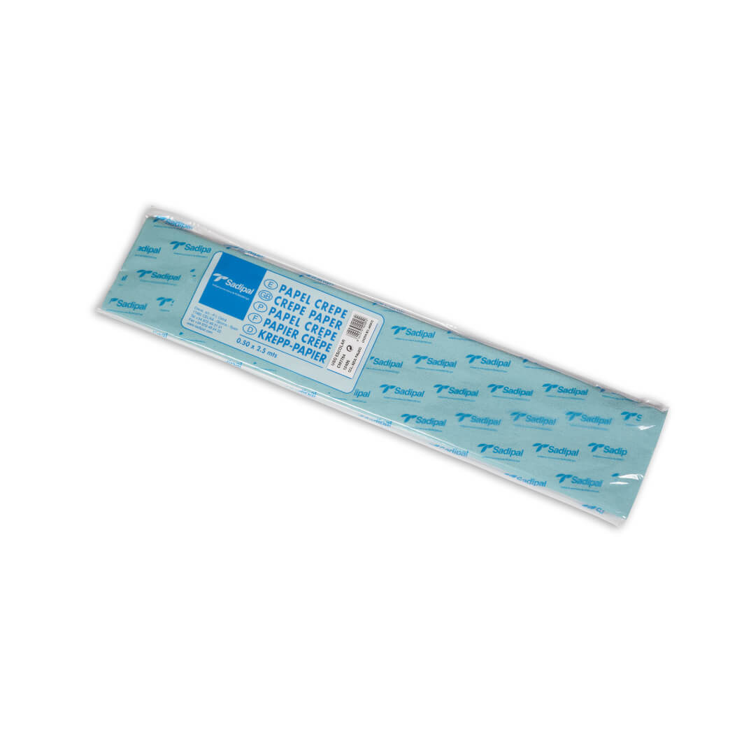 Rotllo Paper crepe blau pàlid 50 x 250cm
