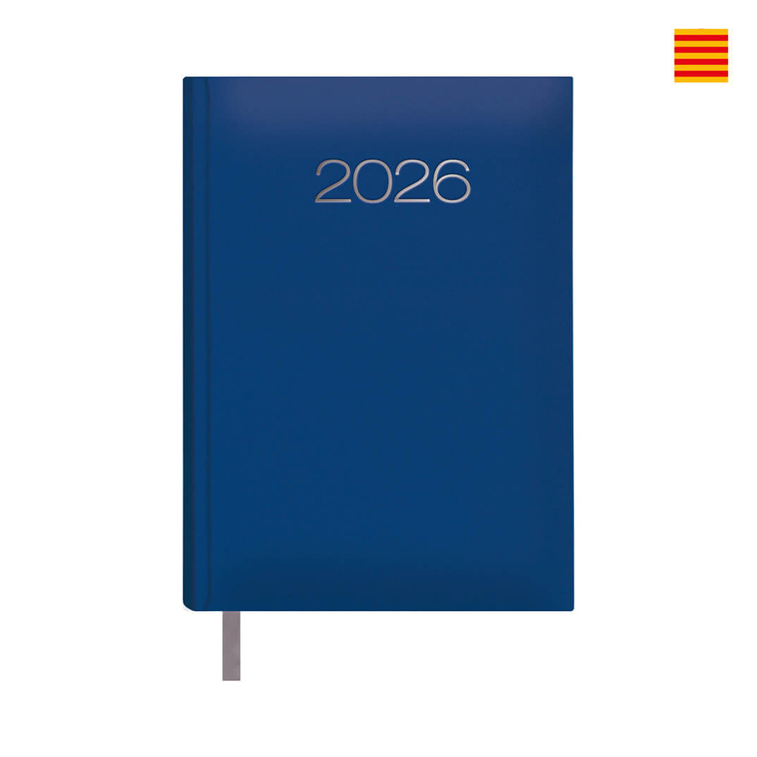 Agenda Dohe Lisboa D/P Català 14x20cm blau