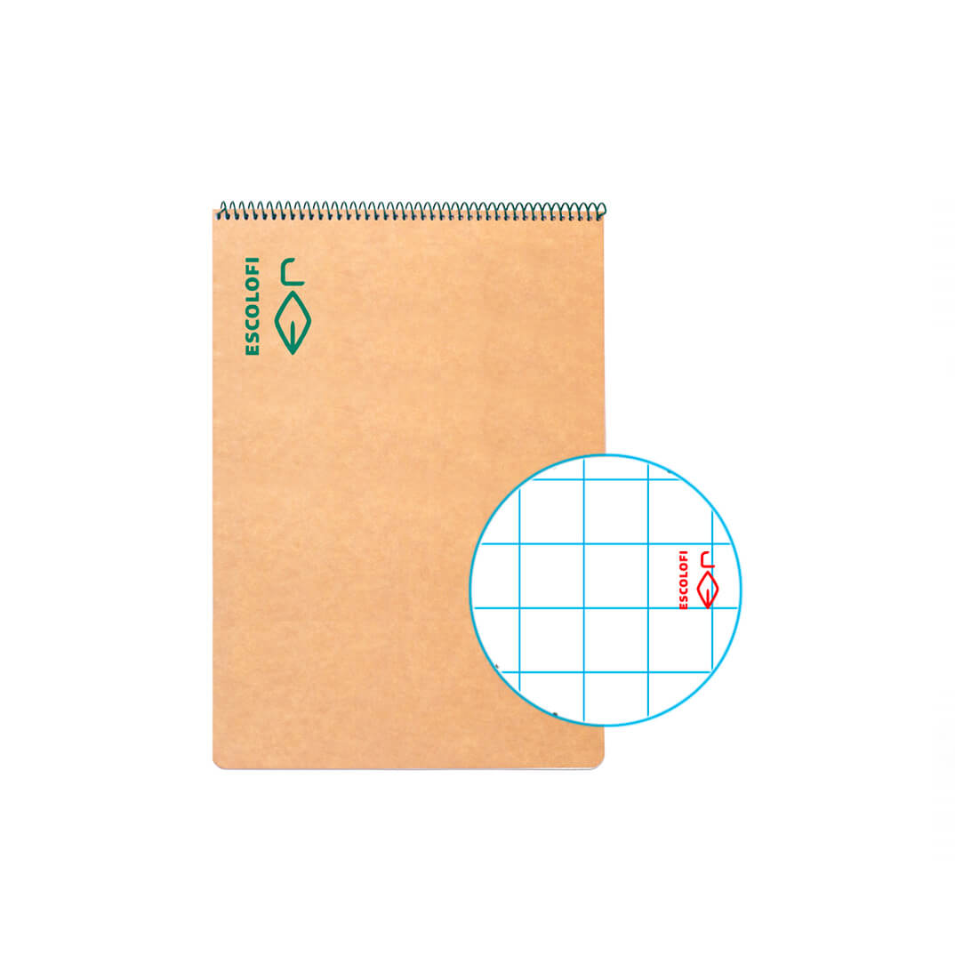 Bloc espiral A5 reciclat C5 100 fulls