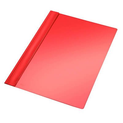 Dosier fastener Folio tira completa roja