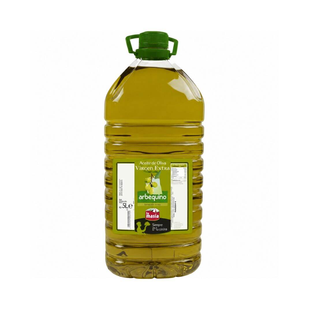 Oli d´oliva verge extra arbequina La Masia 5 L
