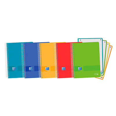 Quadern Oxford A5 Europeanbook 4 Live&Go assortit