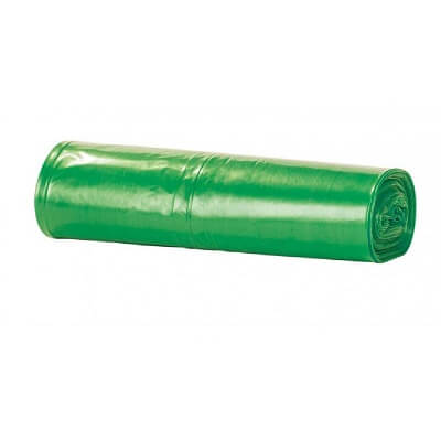 Bolsa de basura verde "vidrio" 50x64 (25u)