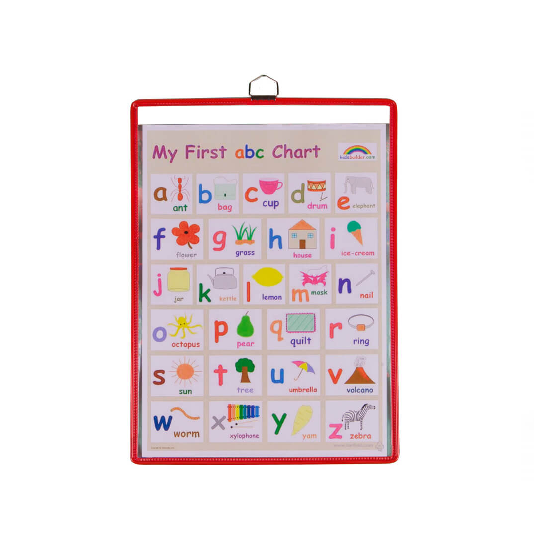 Paquet 5 fundes penjants A4 color vermell