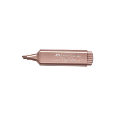 Marcador Faber-Castell Texliner metal rosa