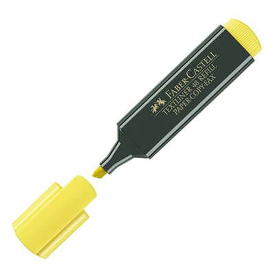 Marcador Faber-Castell TEXTLINER 48 amarillo