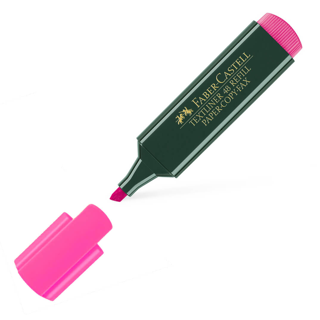 Marcador Faber-Castell TEXTLINER 48 rosa