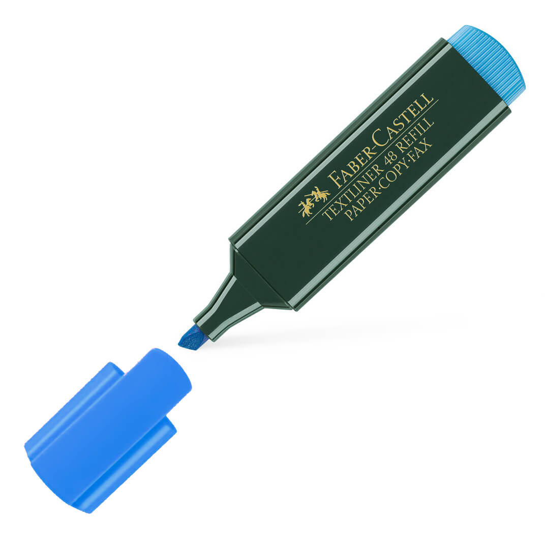 Marcador Faber-Castell TEXTLINER 48 azul