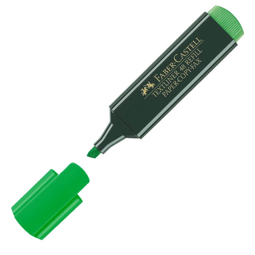 Marcador Faber-Castell TEXTLINER 48 verde