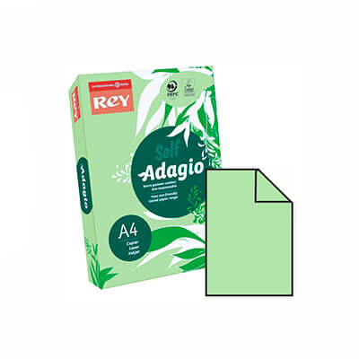 Paquete papel Adagio A4 80g verde esmeralda