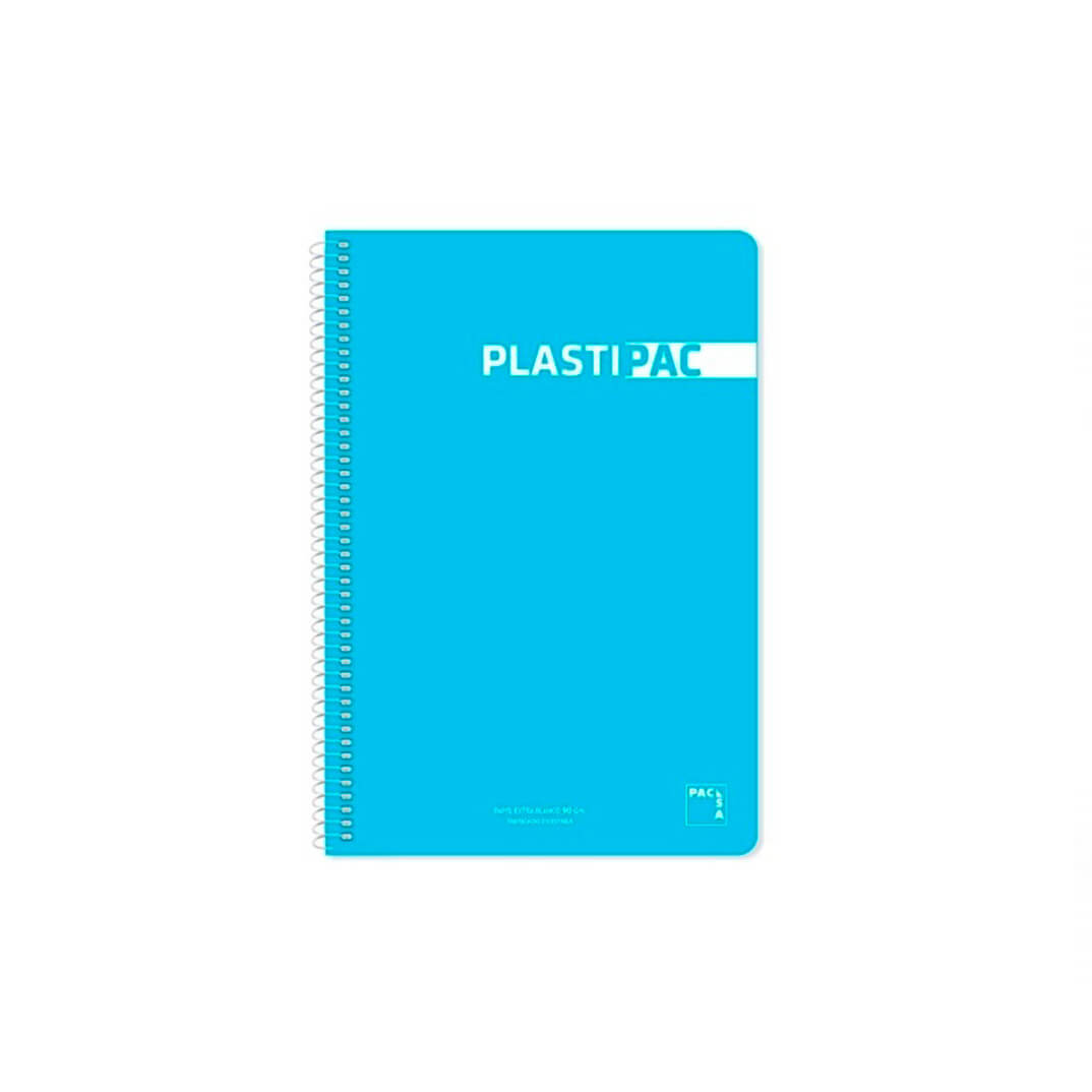 Quadern Plastipac Foli C4 80 fulls turquesa