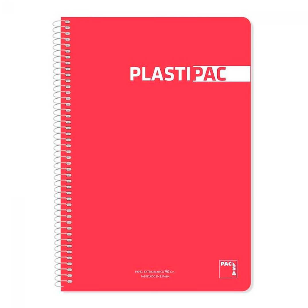 Quadern Plastipac Foli C4 80 fulls vermell