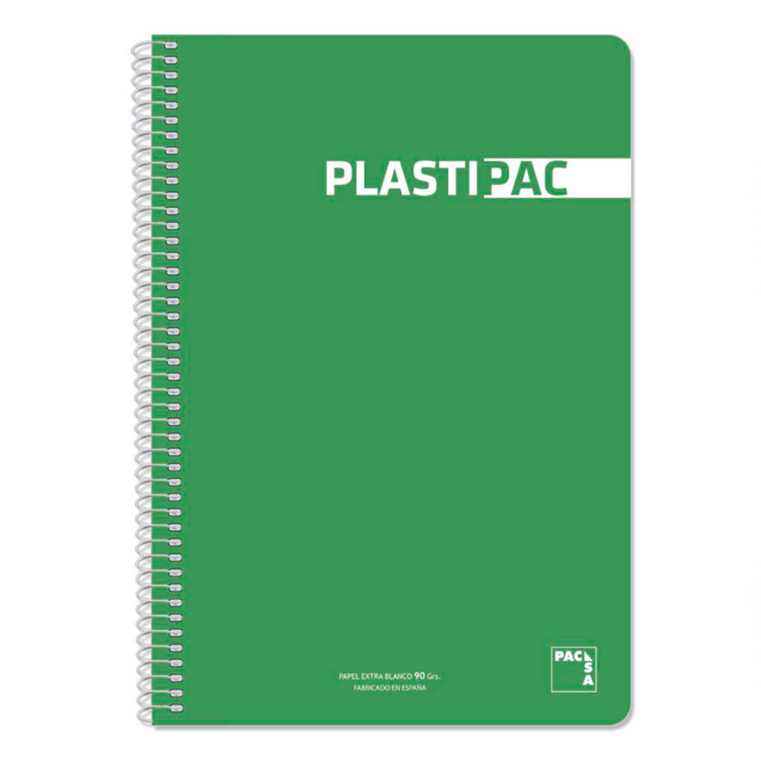 Quadern Plastipac Foli C4 80 fulls verd
