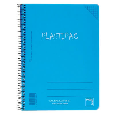 Quadern Plastipac 1/4 90g C4 colors assortits