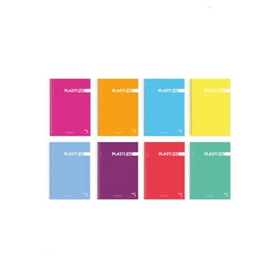 Cuaderno Plastipac A4 90g C5 colores surtidos