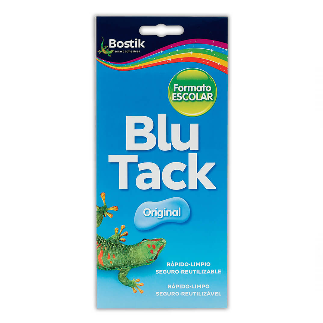 Masilla Bostik blutack escolar original azul 90g