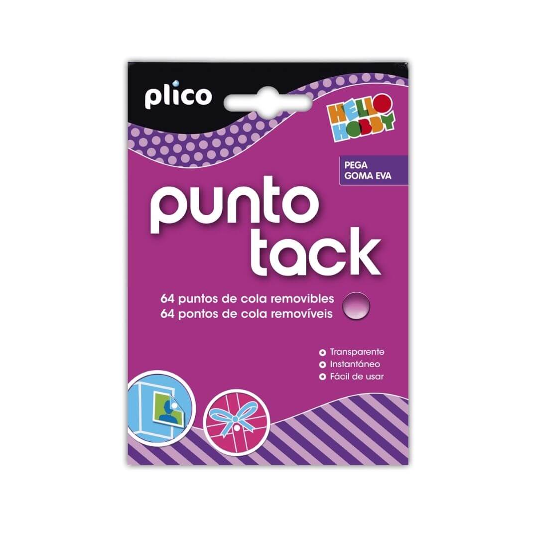 Punto Tack. 64 puntos cola Plico