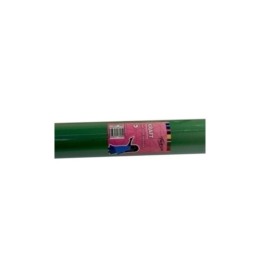 Bobina paper kraft 1x25 m verd fosc