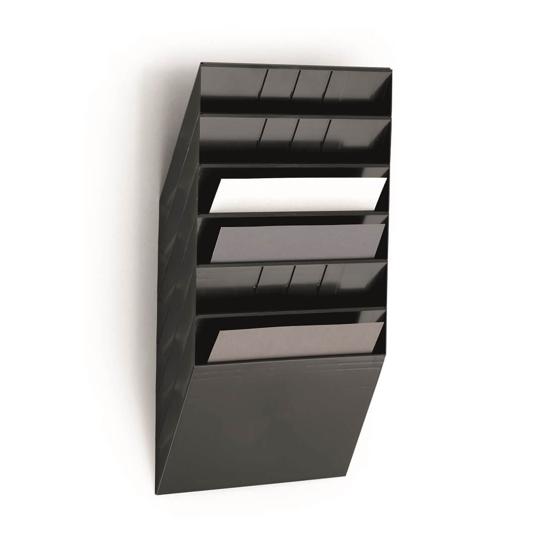 Expositor Flexiboxx 6 A4 horizontal negro