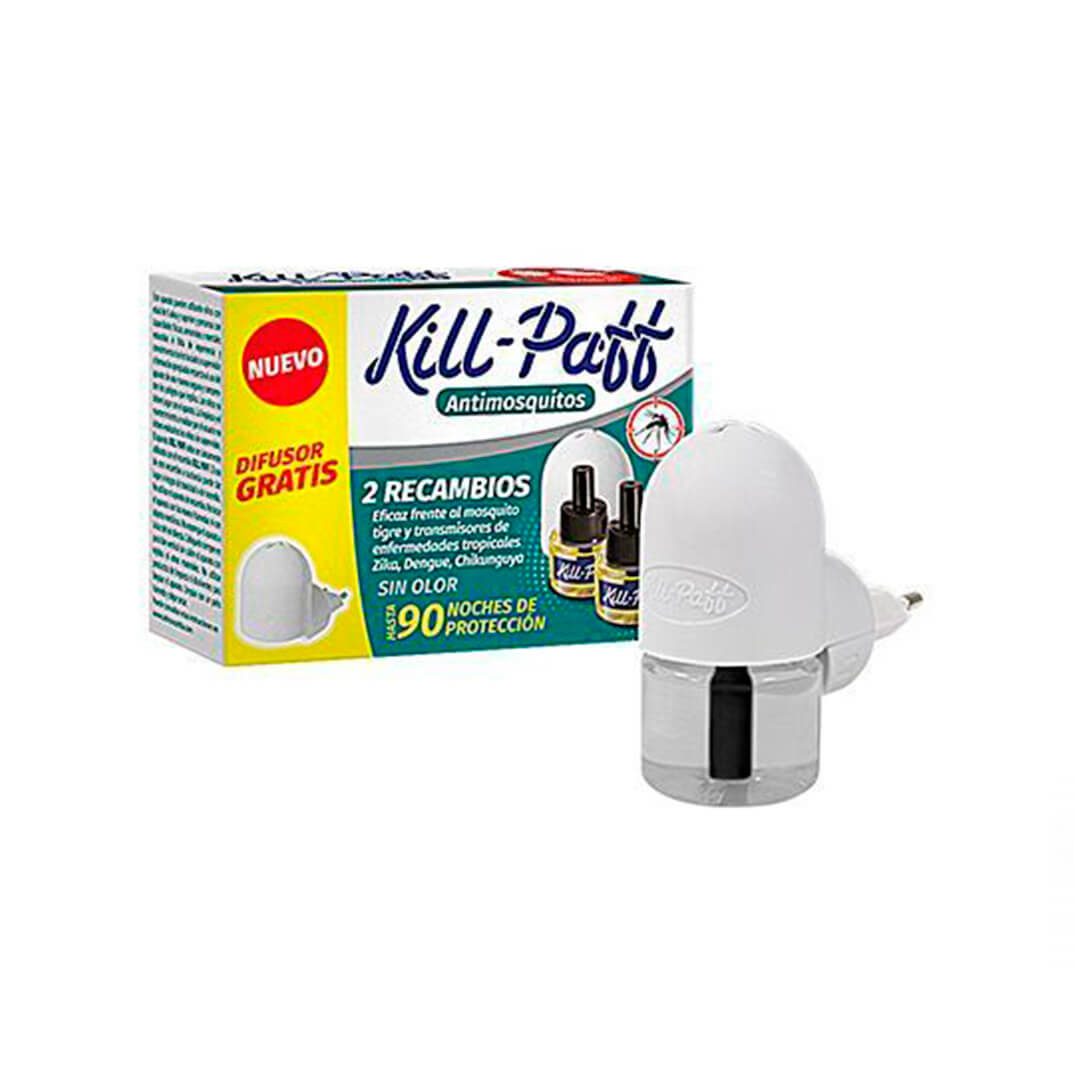 Kill-Paff antimosquitos eléctrico(difus.+2 recamb