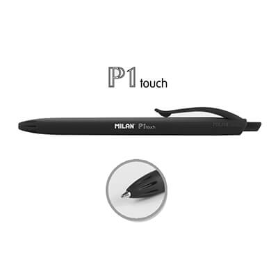 Bolígrafo Milan P1 Touch negro